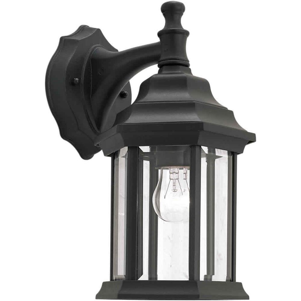 Forte Lighting 1715-01-04 1 LT Cast Al Outdoor Lantern in Black