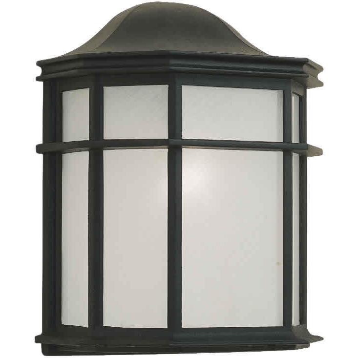 Forte Lighting 1719-01-04 1 LT Cast Al Outdoor Lantern in Black