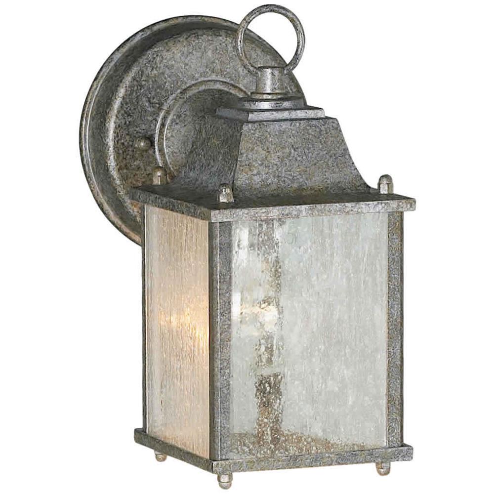Forte Lighting 1755-01-59 1 LT Cast Al Outdoor Lantern in River Rock