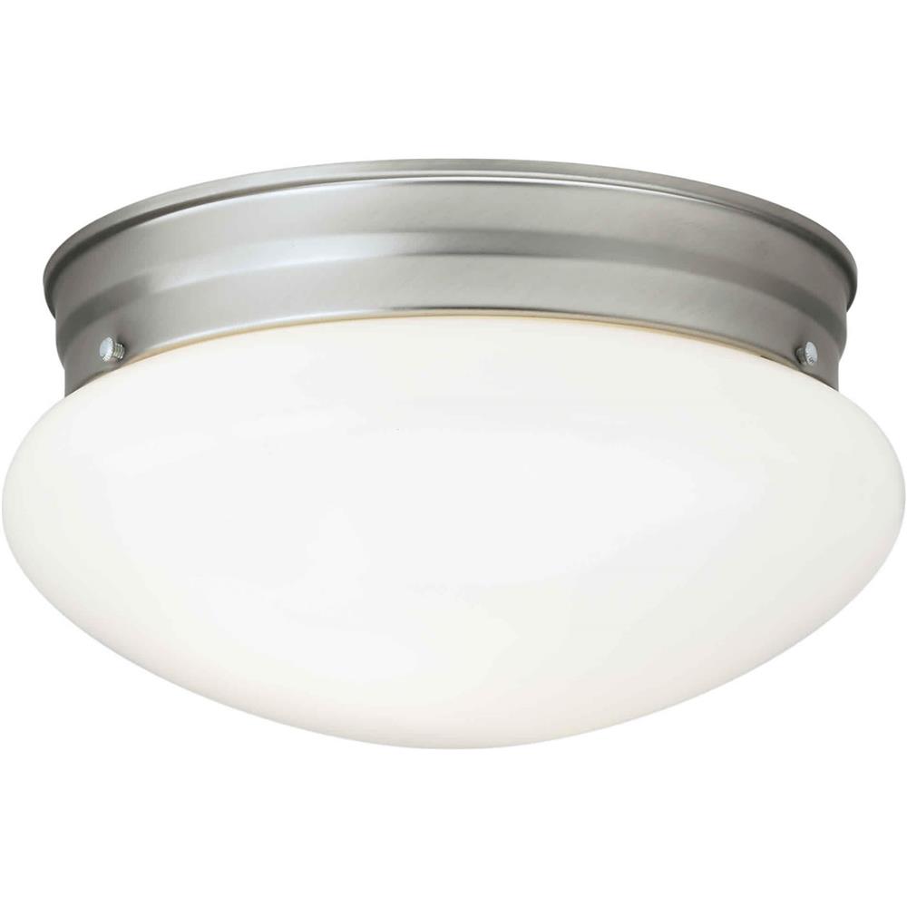 Forte Lighting 6002-01-55 1 LT Mushroom Ceiling in Brushed Nickel