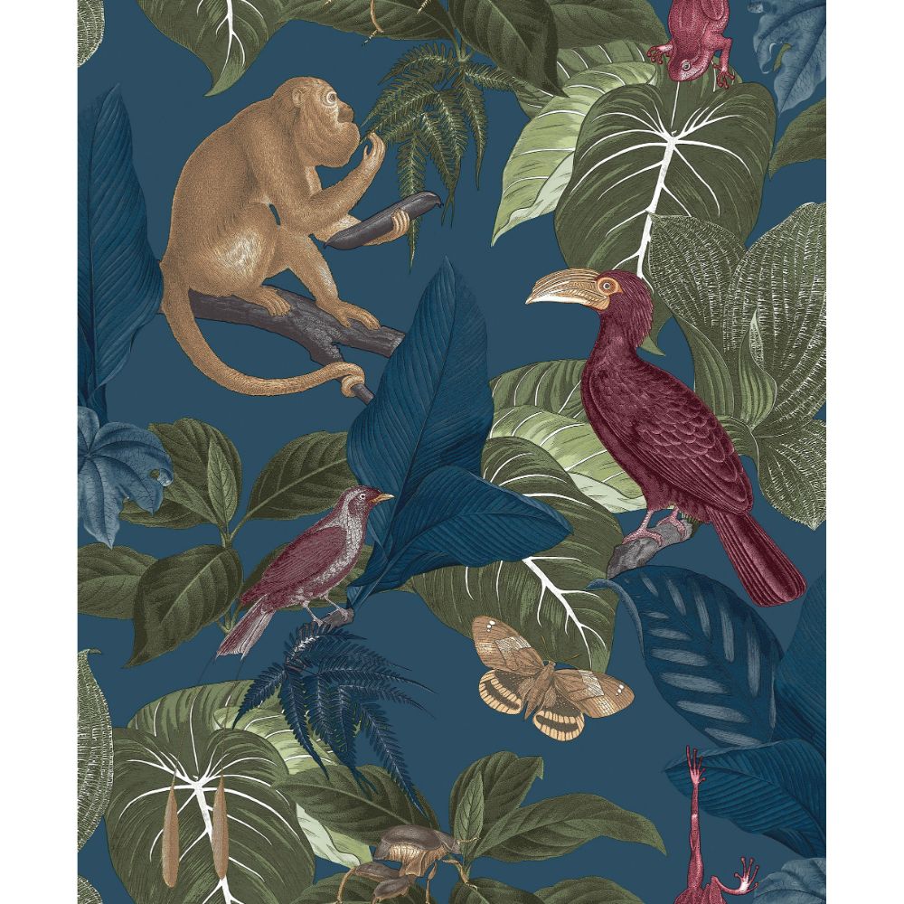 Galerie 18503 Tropical Life Wallpaper in Blue