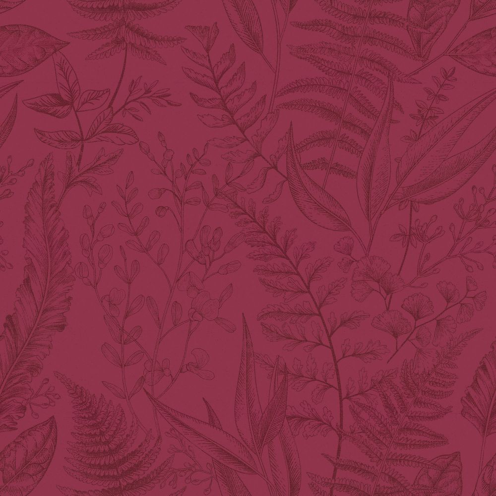 Galerie 18564 Botanical Wallpaper in Red