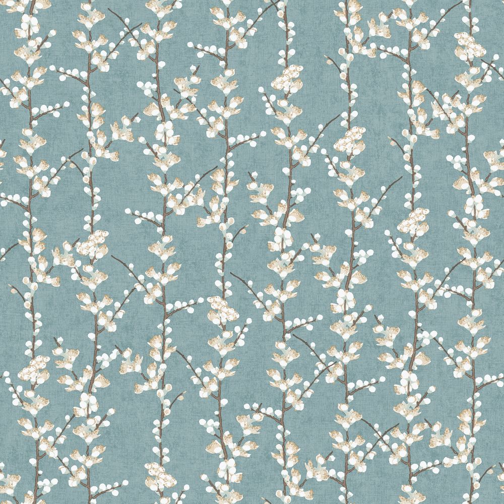Galerie 1904-1 Sakura Row wallpaper in Blue 