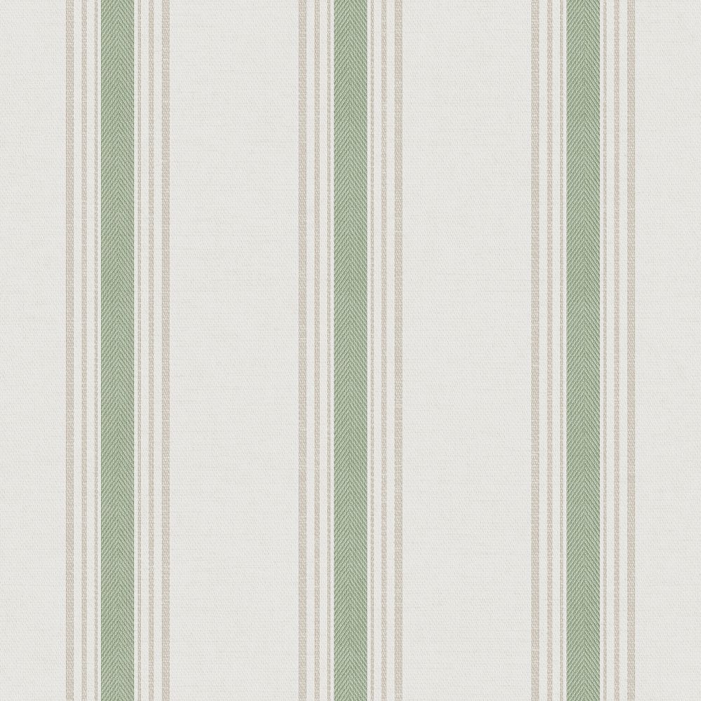 Galerie 1909-5 Stripes wallpaper in Green 
