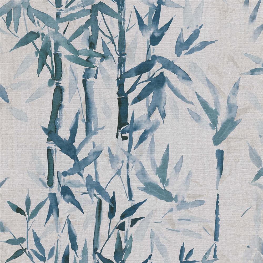 Galerie 219464 Sumi-e Blue Wallpaper