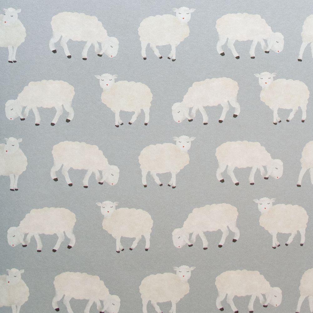 Galerie 26829 Sweet Sheep Wallpaper in Light Blue