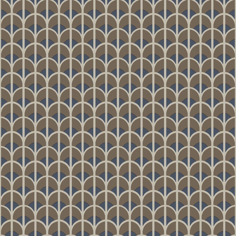 Galerie 28869 Geometric Wallpaper in Bronze Brown