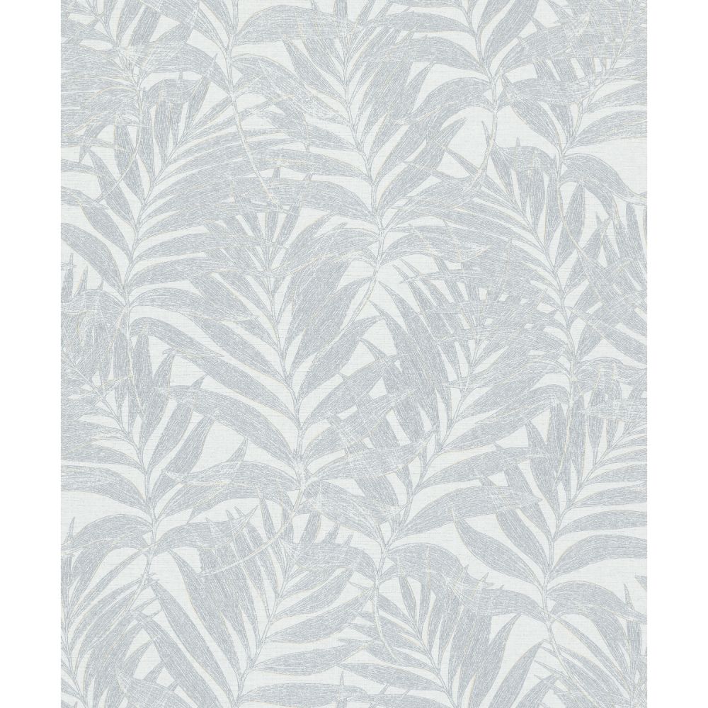 Galerie 34001 Botanical Wallpaper in white, silver, beige