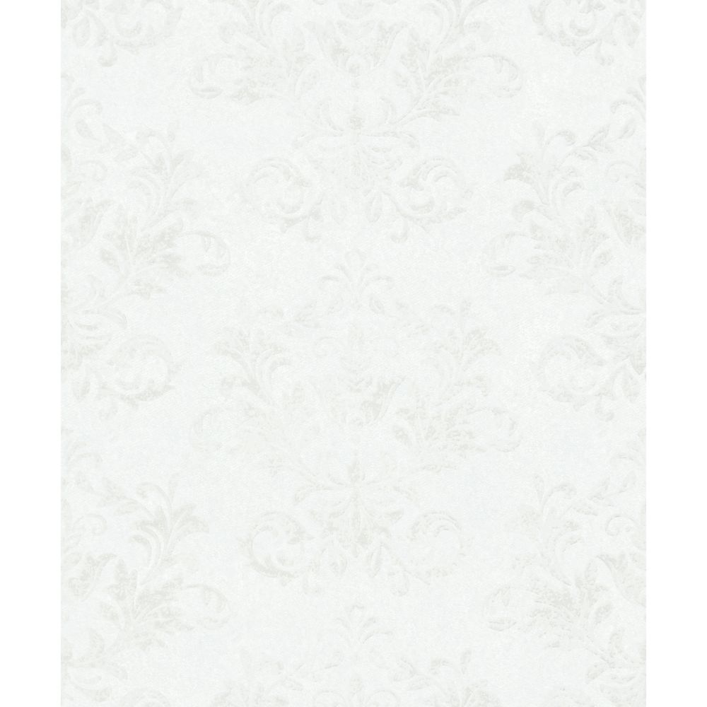 Galerie 34010 Damask Wallpaper in white