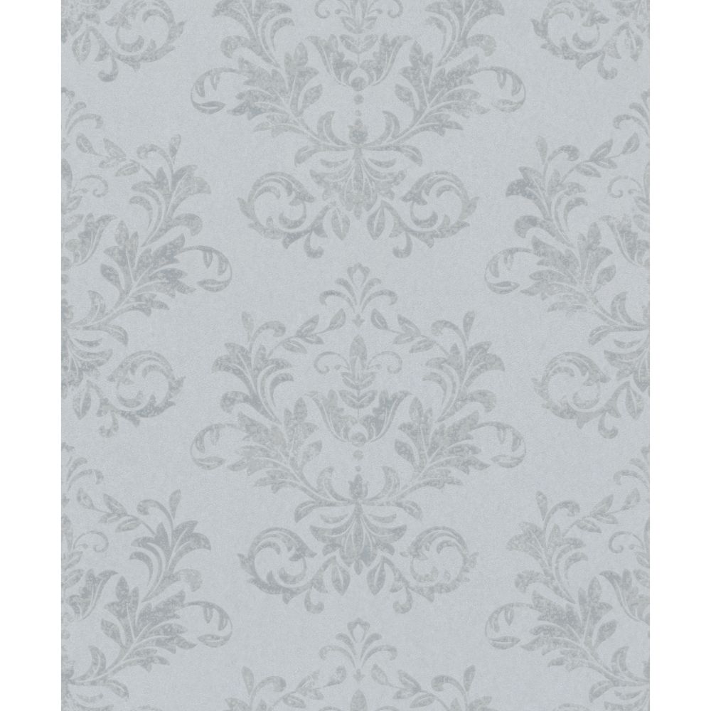 Galerie 34014 Damask Wallpaper in grey, silver