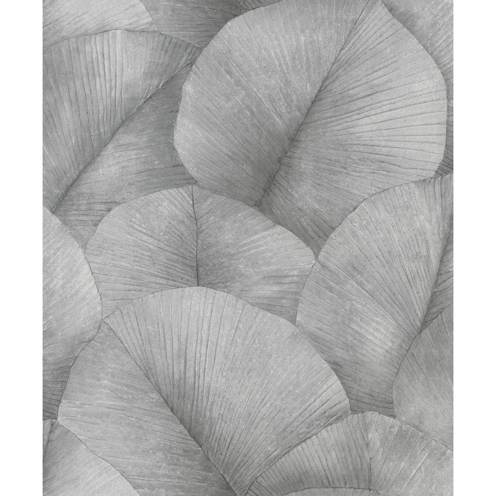 Galerie 34508 Palm Leaf Wallpaper in Silver Grey