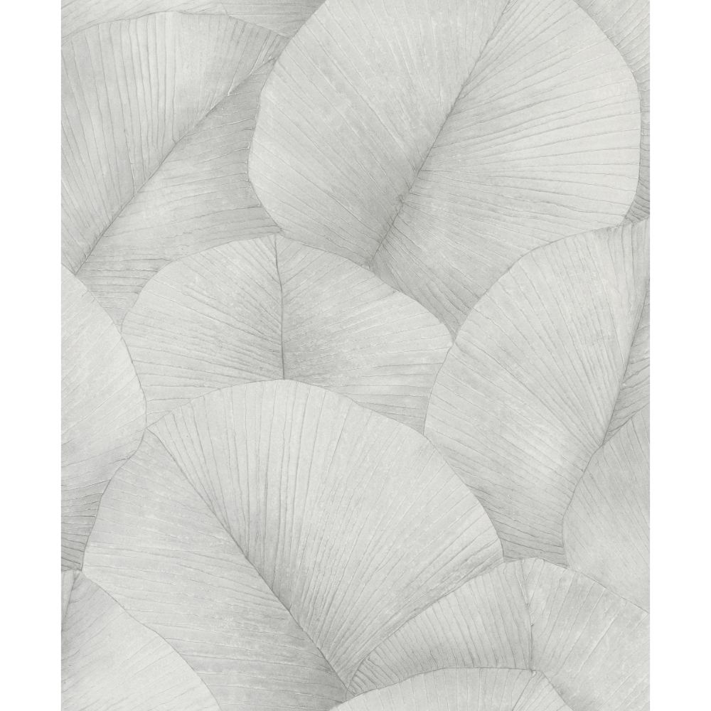 Galerie 34509 Palm Leaf Wallpaper in Silver Grey