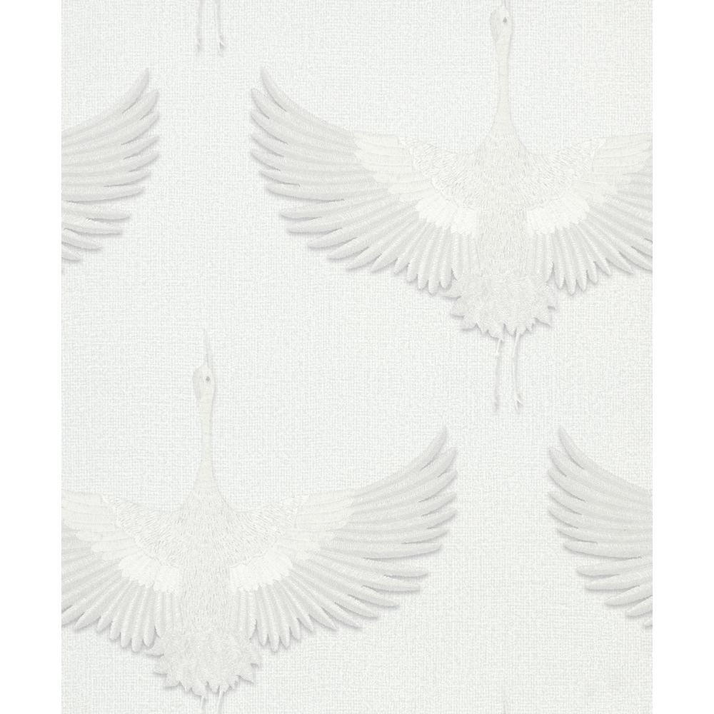 Galerie 34528 Stork Wallpaper in White