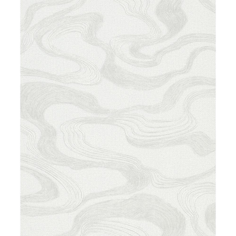 Galerie 34534 Flow Wallpaper in White