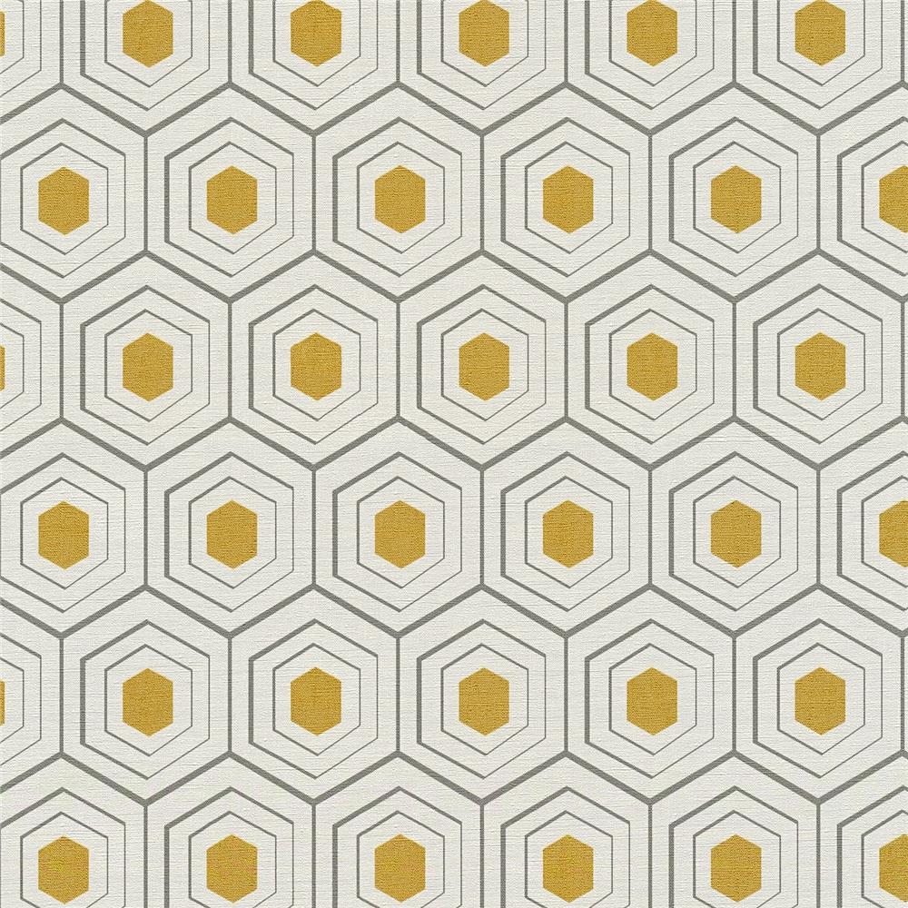 Galerie 35899-3 Sumi-e Yellow/Gold Wallpaper