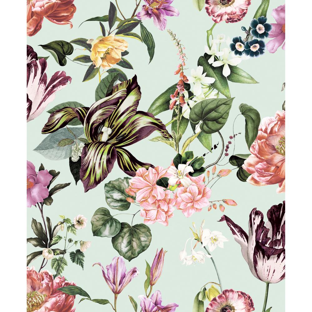 Galerie 47459 Floral Rhapsody Wallpaper in Green