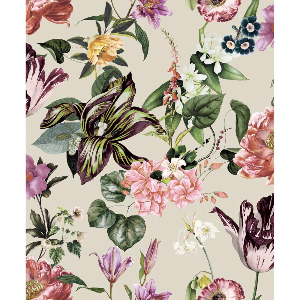 Galerie 47461 Floral Rhapsody Wallpaper in Beige