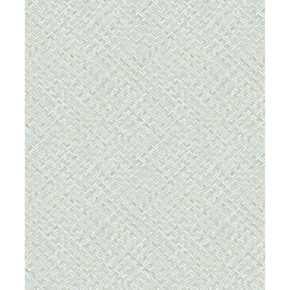 Galerie 47479 Herringbone Weave Wallpaper in Green