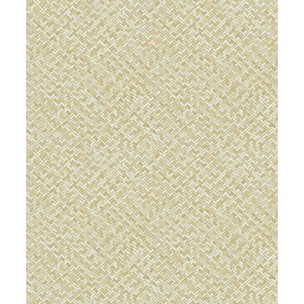 Galerie 47481 Herringbone Weave Wallpaper in Beige