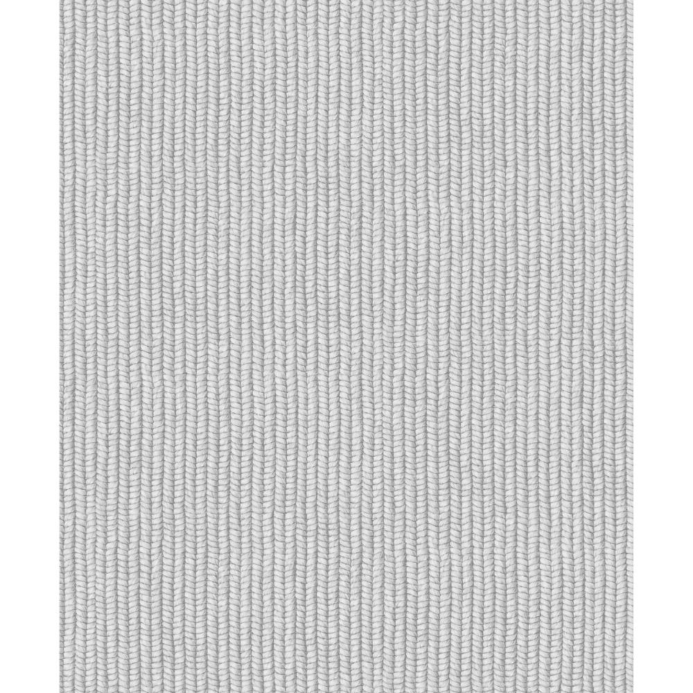 Galerie 47483 Rope Weave Wallpaper in Silver Grey