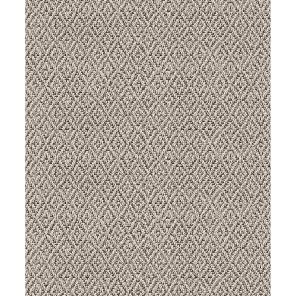Galerie 47487 Diamond Weave Wallpaper in Silver Grey