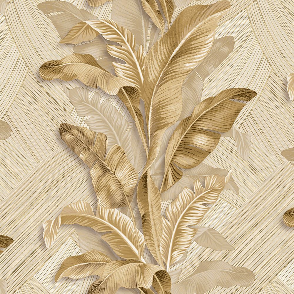 Galerie 49302 Palma Wallpaper in Beige, Gold