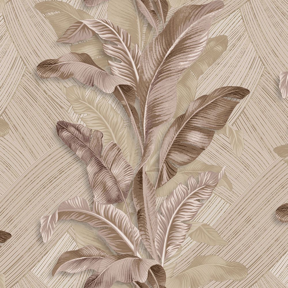 Galerie 49303 Palma Wallpaper in Beige And Pink