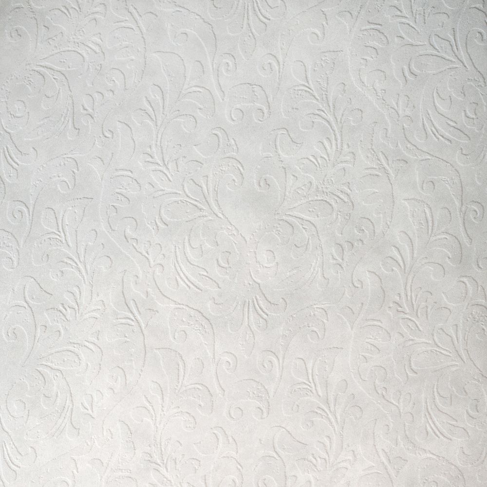 Galerie GH81255-23 Mayfair / Loft Damask Flock Wallpaper in Taupe Grey