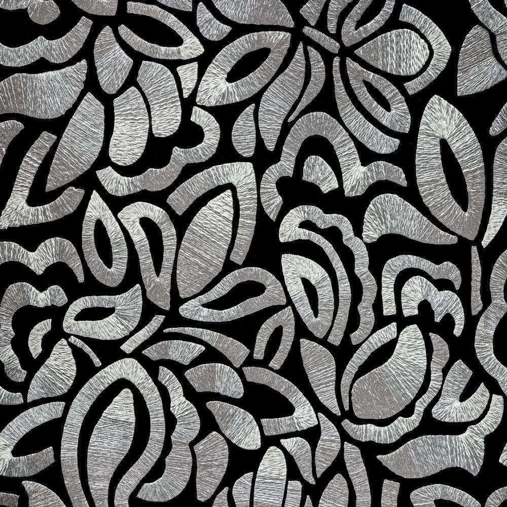 Galerie GH81338-23 Lana Wallpaper in Black Pepper