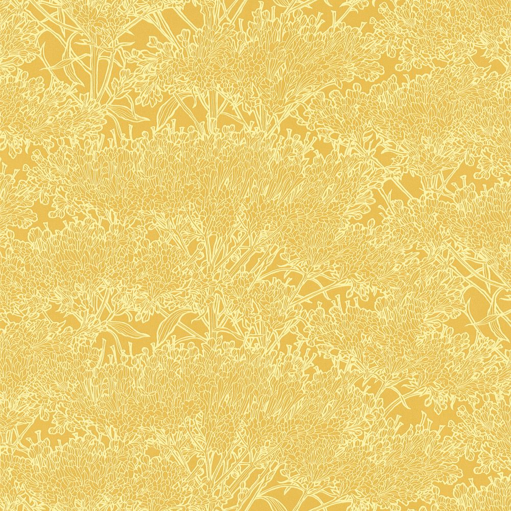Galerie AC60013 Absolutely Chic Cherry Blossom Motif Wallpaper in Yellow