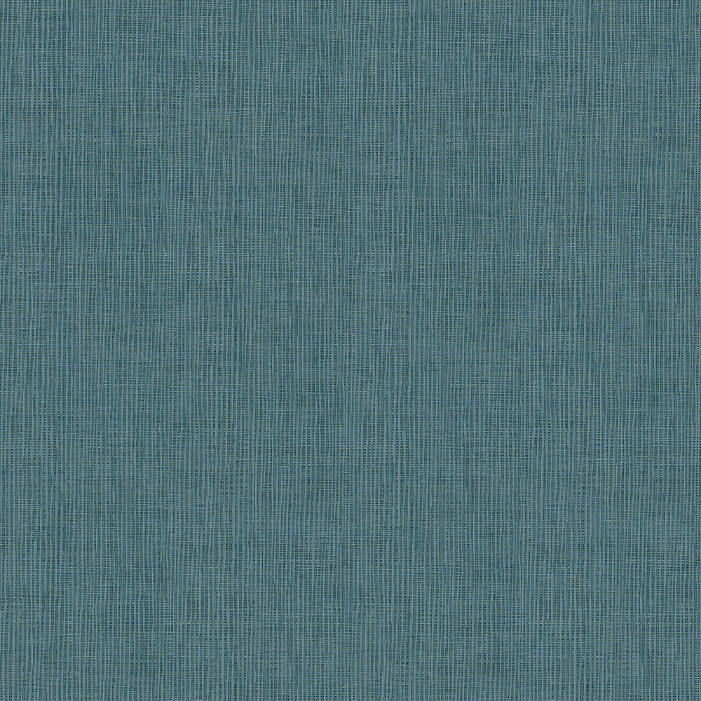 Galerie AC60037 Absolutely Chic Hessian Effect Texture Wallpaper in Blue/Metallic