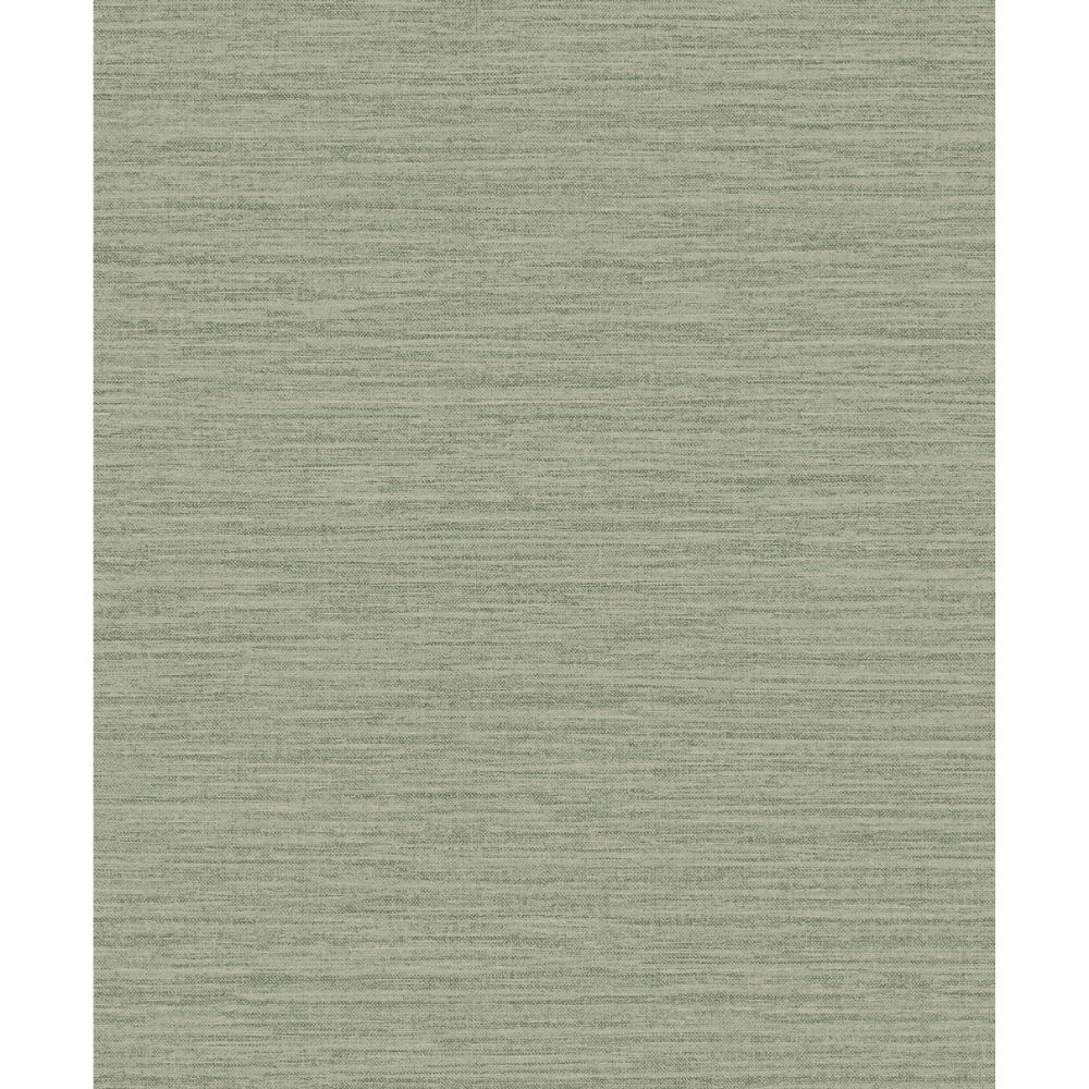 Galerie F-FG6008 Horizontal Weave Wallpaper in Green