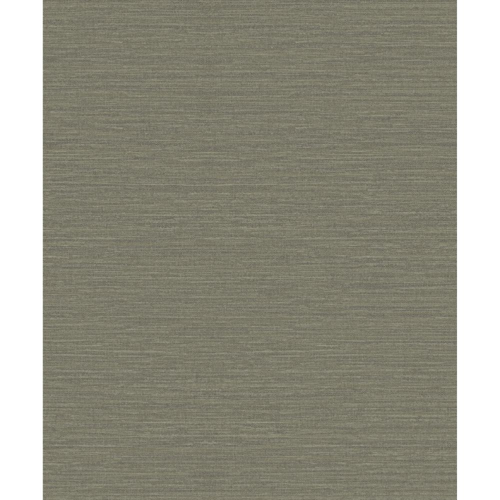 Galerie F-FG6010 Horizontal Weave Wallpaper in Bronze Brown