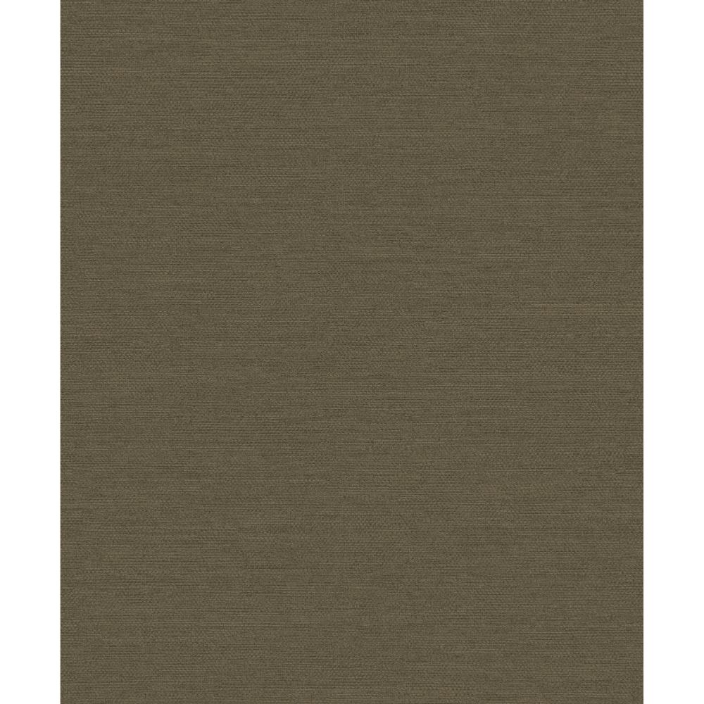 Galerie F-PY6007 Horizontal Weave Wallpaper in Bronze Brown