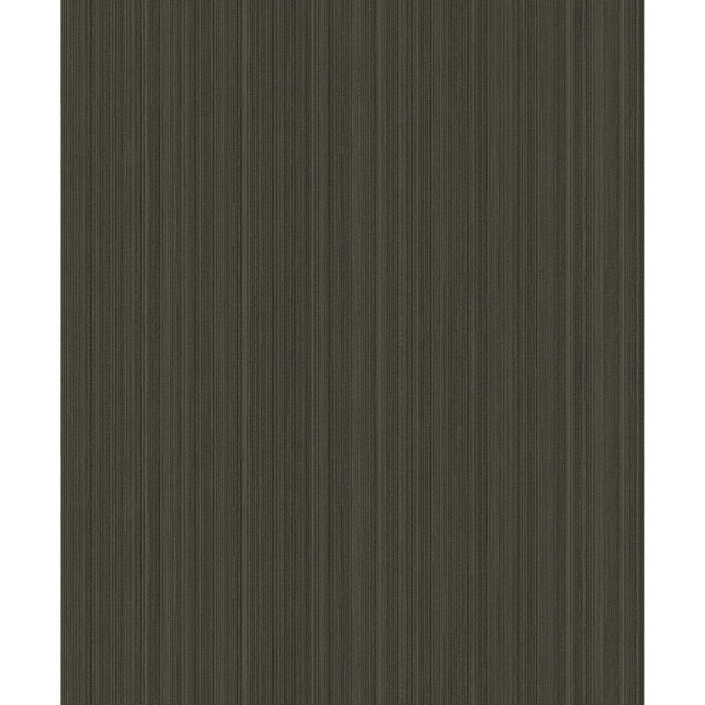 Galerie F-VT3006 Vertical Stripe Wallpaper in Bronze Brown