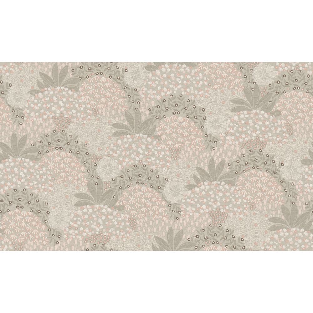  Galerie FS72015 Forest Bloom Motif Wallpaper in Taupe / Pink