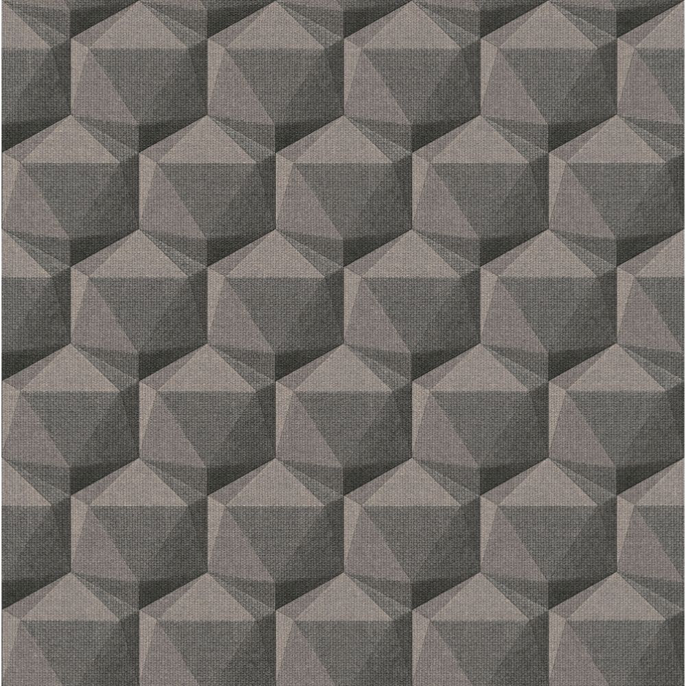  Galerie FS72027 Geometric Motif Wallpaper in Beige/Grey/Black