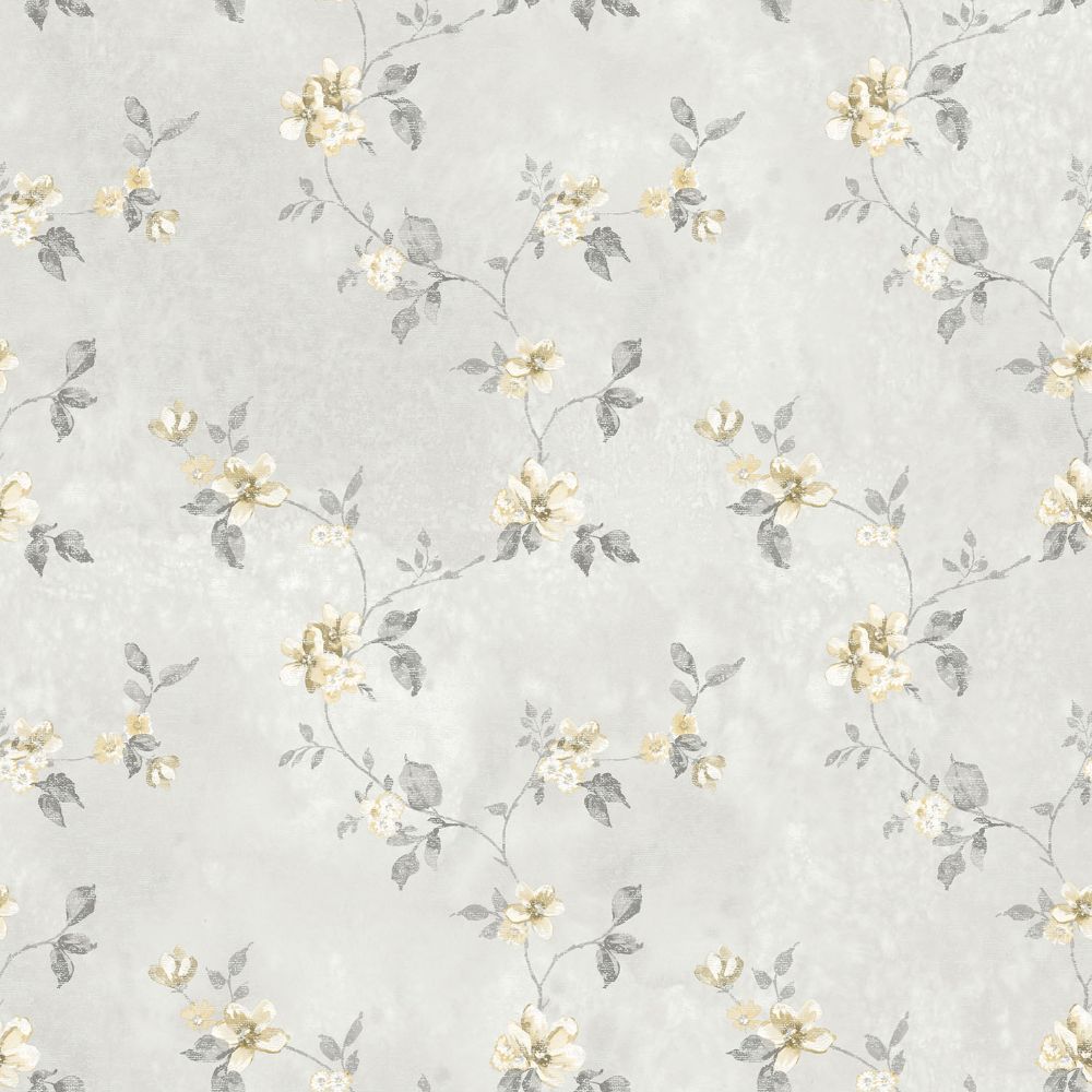 Galerie G34162 Vintage Trail Wallpaper in Yellow/Gold