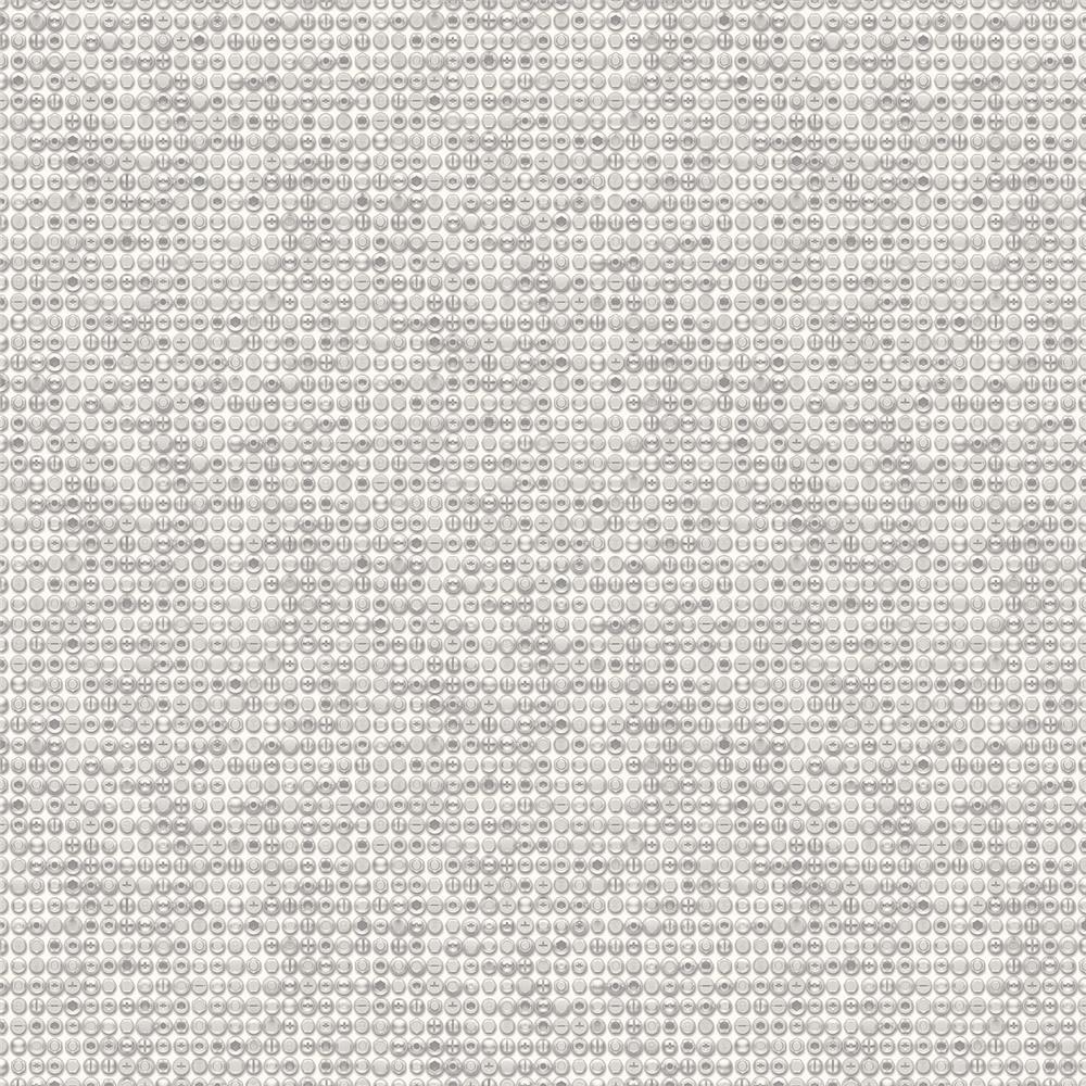 Galerie G45364 Grunge Silver Wallpaper