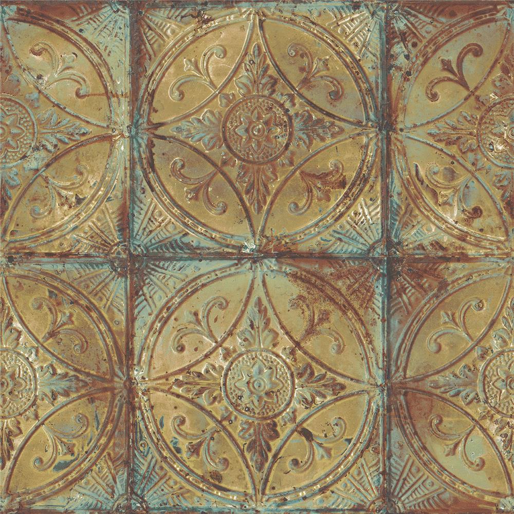 Galerie G45376 Grunge Copper Wallpaper