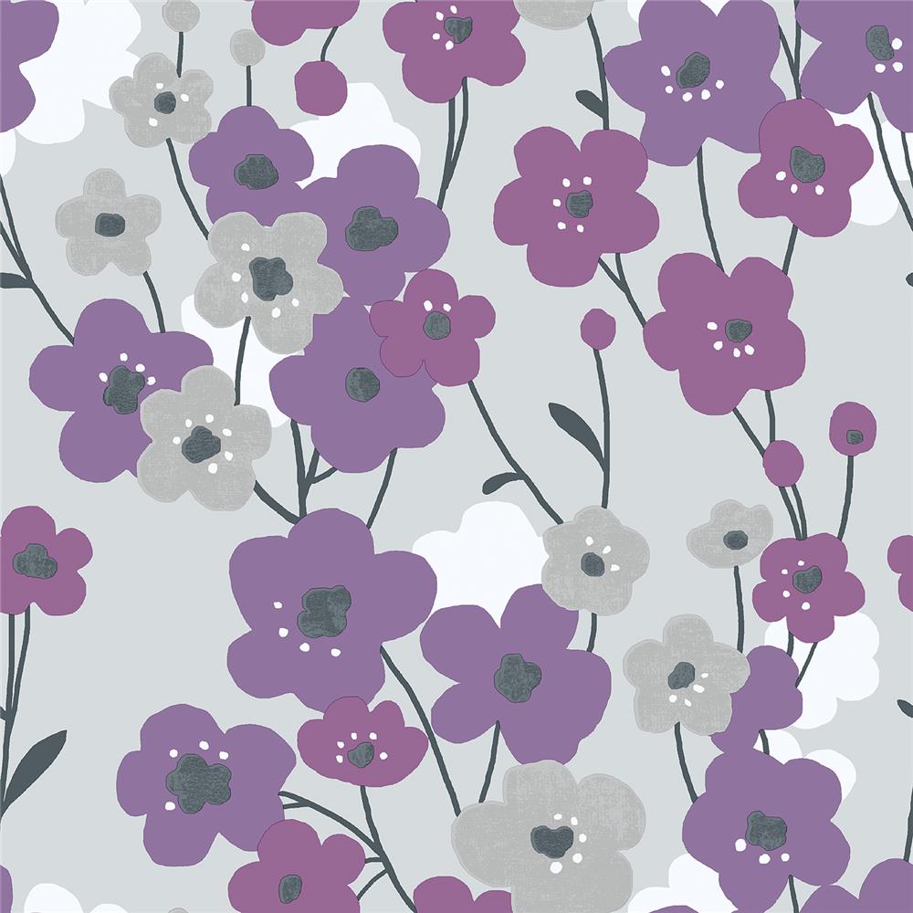 Galerie G56347 Tempo Purple / Lilac Wallpaper
