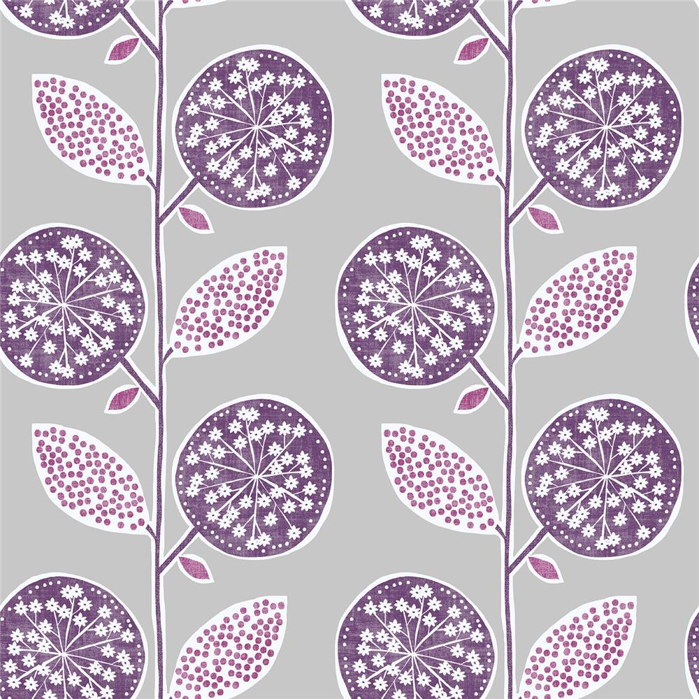 Galerie G56353 Tempo Purple / Lilac Wallpaper