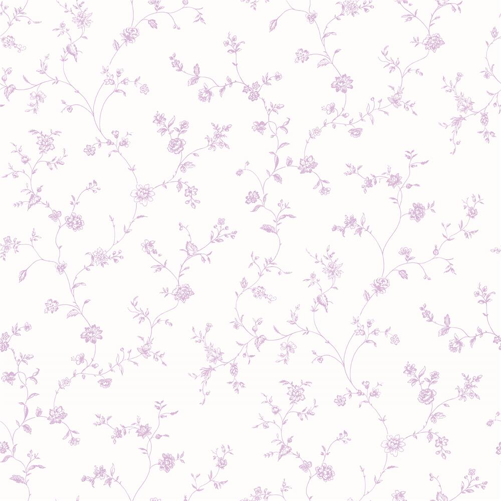 Galerie G67318 Jardin Chic Purple/Lilac Wallpaper