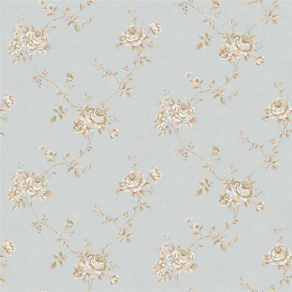 Galerie G67632 Palazzo Blue Wallpaper