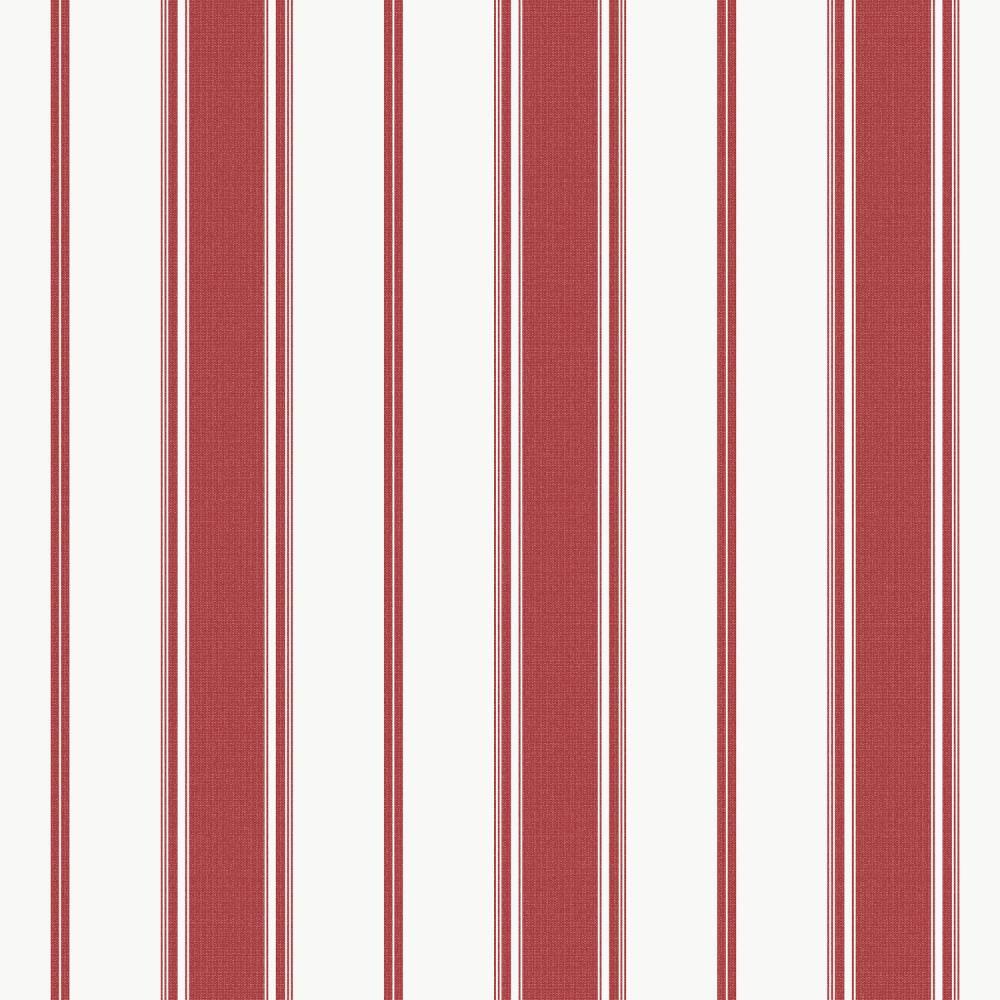 Galerie G68067 Heritage Stripe Wallpaper in Red