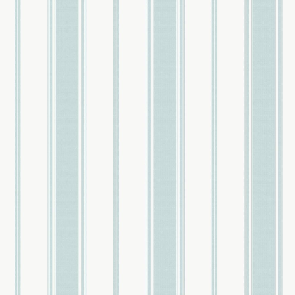 Galerie G68068 Heritage Stripe Wallpaper in Turquoise