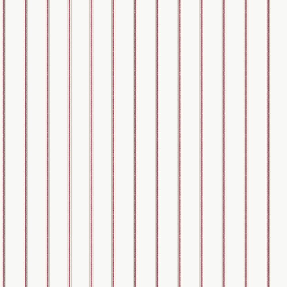 Galerie G68070 Napkin Stripe Wallpaper in Cranberry, Gold