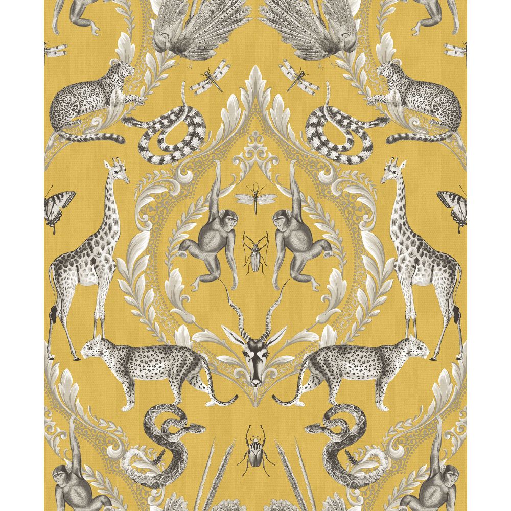 Galerie G78315 Menagerie Wallpaper in Yellow
