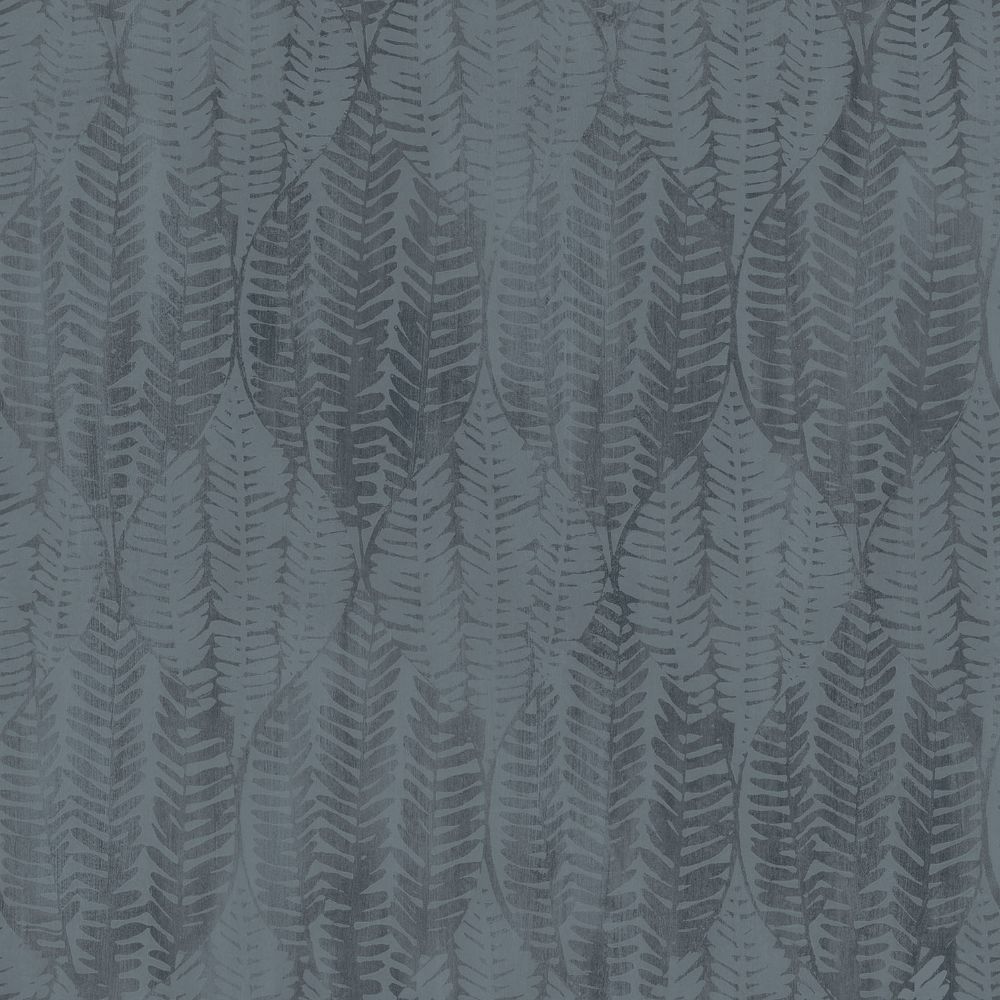 Galerie G78339 Wasabi Leaves Wallpaper in Dark Teal