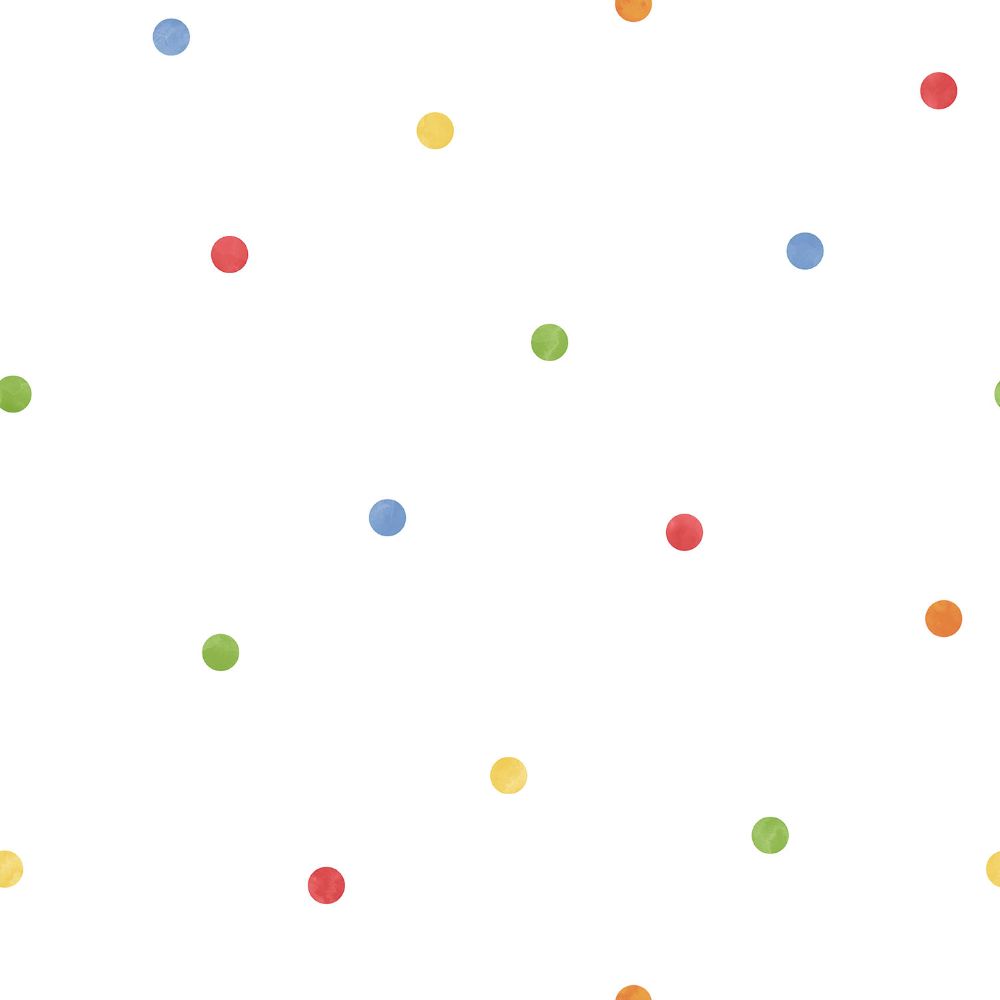 Galerie G78367 Dots Wallpaper in Primary